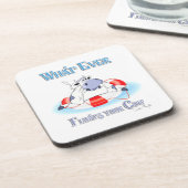 Was auch immer Ihre Kuh schwimmt 3 Untersetzer (Linke Seite)