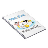 Was auch immer Ihre Kuh schwimmt Notizblock (Rechte Seite)