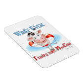 Was auch immer Ihre Mookuh schwimmt Magnet (Rechte Seite)