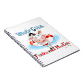 Was auch immer Ihre Mookuh schwimmt Notizblock (Rechte Seite)