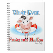 Was auch immer Ihre Mookuh schwimmt Notizblock (Vorderseite)