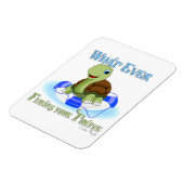 Was auch immer Ihre Schildkröte schweben 2 Magnet (Linke Seite)