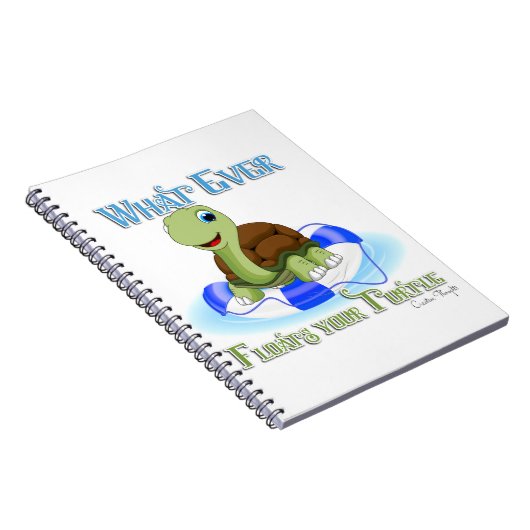 Was auch immer Ihre Schildkröte schweben 2 Notizblock (Rechte Seite)