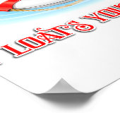 Was auch immer Ihre Schildkröte schwimmt Poster (Ecke)