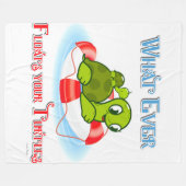 Was auch immer Ihre Schildkröten schweben 2 Fleecedecke (Vorderseite (Horizontal))