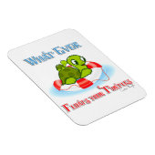 Was auch immer Ihre Schildkröten schweben 2 Magnet (Rechte Seite)