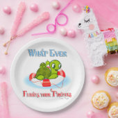 Was auch immer Ihre Schildkröten schweben 2 Pappteller (Party)