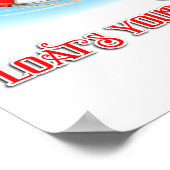 Was auch immer Ihre Schildkröten schweben Poster (Ecke)