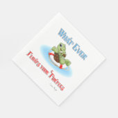 Was auch immer Ihre Schildkröten schweben Serviette (Ecke)