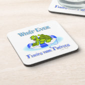 Was auch immer Ihre Schildkröten schwimmt 3 Getränkeuntersetzer (Linke Seite)