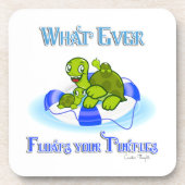 Was auch immer Ihre Schildkröten schwimmt 3 Getränkeuntersetzer (Vorderseite)