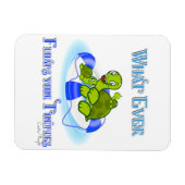 Was auch immer Ihre Schildkröten schwimmt 3 Magnet (Horizontal)