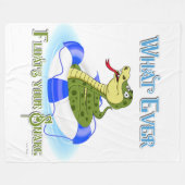 Was auch immer Ihre Schlange schweben lässt Fleecedecke (Vorderseite (Horizontal))