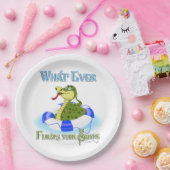 Was auch immer Ihre Schlange schweben lässt Pappteller (Party)