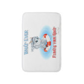 Was auch immer Ihre Ziege schwimmt Badematte (Vorderseite Vertikal)