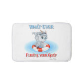 Was auch immer Ihre Ziege schwimmt Badematte (Vorderseite)