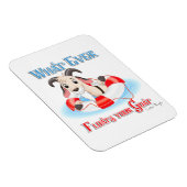 Was auch immer Ihre Ziege schwimmt Magnet (Rechte Seite)