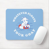 Was auch immer Ihre Ziege schwimmt Mousepad (Mit Mouse)