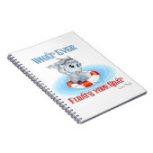 Was auch immer Ihre Ziege schwimmt Notizblock (Rechte Seite)