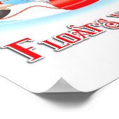 Was auch immer Ihre Ziege schwimmt Poster (Ecke)