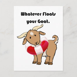 Was auch immer Ihren Cartoon zur Erhaltung des Zie Postkarte