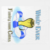 Was auch immer Ihren Cobra schweben lässt Fleecedecke (Vorderseite (Horizontal))