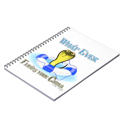 Was auch immer Ihren Cobra schweben lässt Notizblock (Linke Seite)