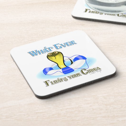 Was auch immer Ihren Cobra schweben lässt Untersetzer (Linke Seite)