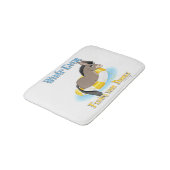 Was auch immer Ihren Esel schwimmt Badematte (Schrägansicht)