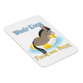 Was auch immer Ihren Esel schwimmt Magnet (Rechte Seite)