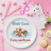Was auch immer Ihren Oktopus schweben lässt Pappteller (Party)