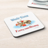 Was auch immer Ihren Oktopus schweben lässt Untersetzer (Linke Seite)