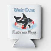 Was auch immer Ihren Wal schweben 2 Dosenkühler (Rückseite)