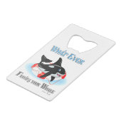 Was auch immer Ihren Wal schweben 2 Geldbeutel Flaschenöffner (Vorderseite Schrägansicht)