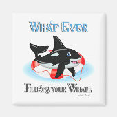 Was auch immer Ihren Wal schweben 2 Magnet (Vorne)