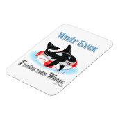 Was auch immer Ihren Wal schweben 2 Magnet (Linke Seite)