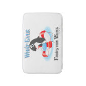 Was auch immer Ihren Wal schwimmt Badematte (Vorderseite Vertikal)