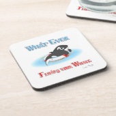 Was auch immer Ihren Wal schwimmt Getränkeuntersetzer (Linke Seite)