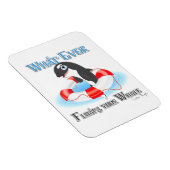 Was auch immer Ihren Wal schwimmt Magnet (Rechte Seite)