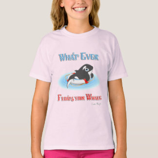 Was auch immer Ihren Wal schwimmt T-Shirt