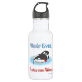 Was auch immer Ihren Wal schwimmt Trinkflasche (Vorderseite)