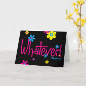 Was auch immer! Karte (Gelbe Blume)