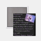 Was auch immer passiert ... magnet (Vorderseite/Rückseite)