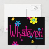 Was auch immer! Postkarte (Vorne/Hinten)