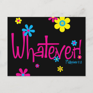 Was auch immer! Postkarte