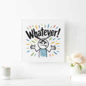 Was auch immer! quadratische wanduhr (Zuhause)