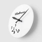 Was auch immer... runde wanduhr (Winkel)