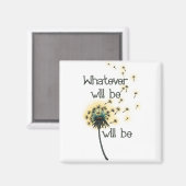 Was auch immer sein wird magnet (Vorderseite/Rückseite)