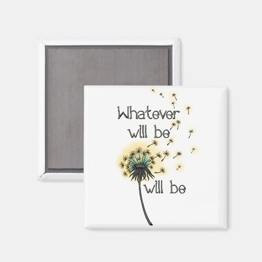 Was auch immer sein wird magnet (Vorderseite/Rückseite)