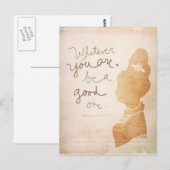 Was auch immer Sie sind Postkarte (Vorne/Hinten)